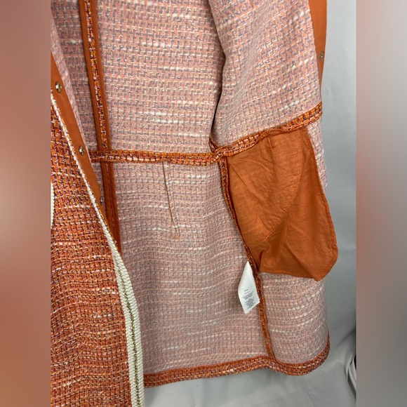 Maje Moda Tweed Shirt Dress Size EU 38 US 6 - Picture 10 of 14